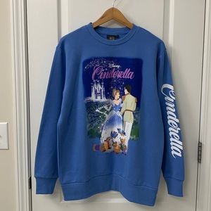 Original Disney Cinderella Blue Crewneck Sweatshirt